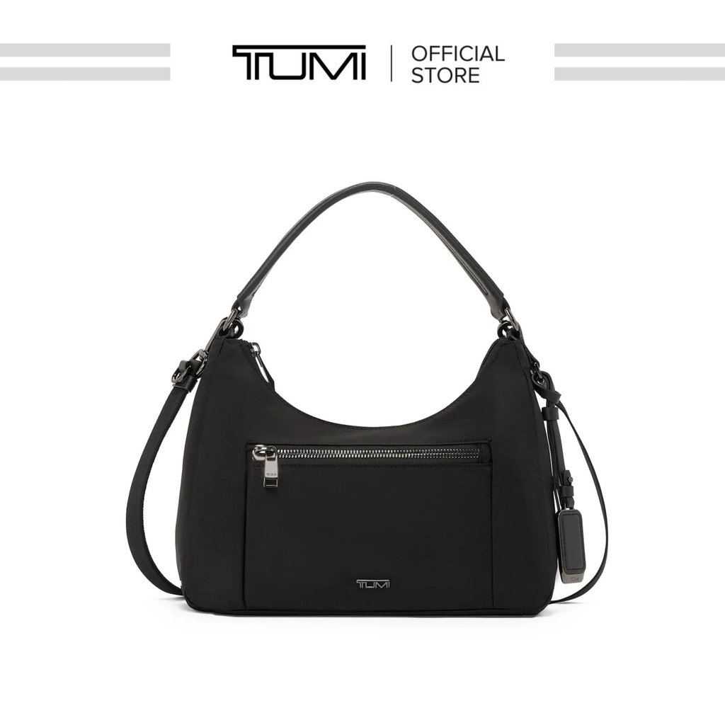 TUMI - Adelaide Hobo Crossbody - Black/Gunmetal