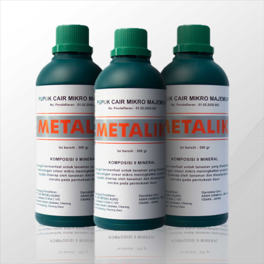 Metalik 500 ml Pupuk Tanaman Mikro Pelengkap Unsur Hara
