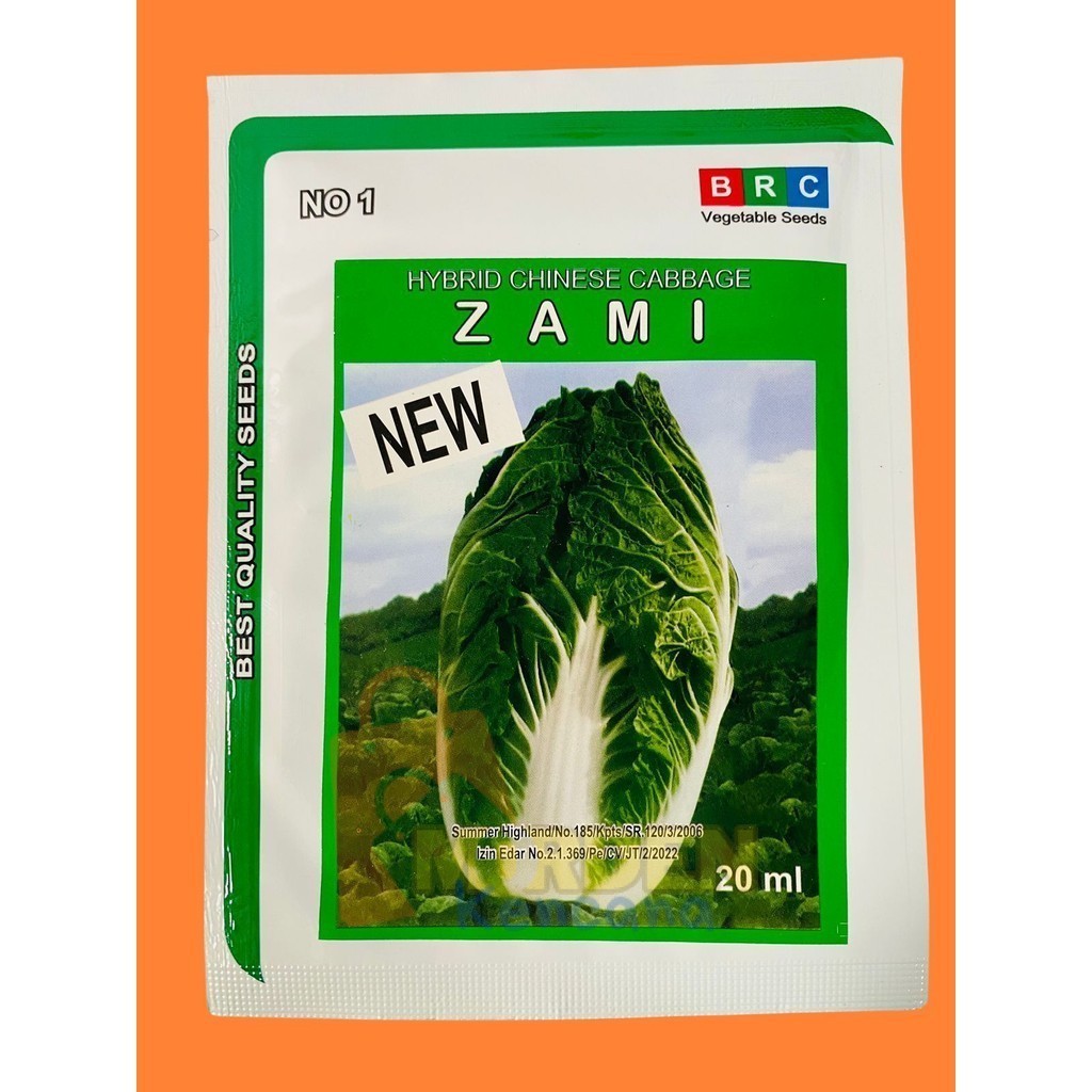 Benih sawi putih tahan akar gada new ZAMI isi 20ml dari best quality seeds