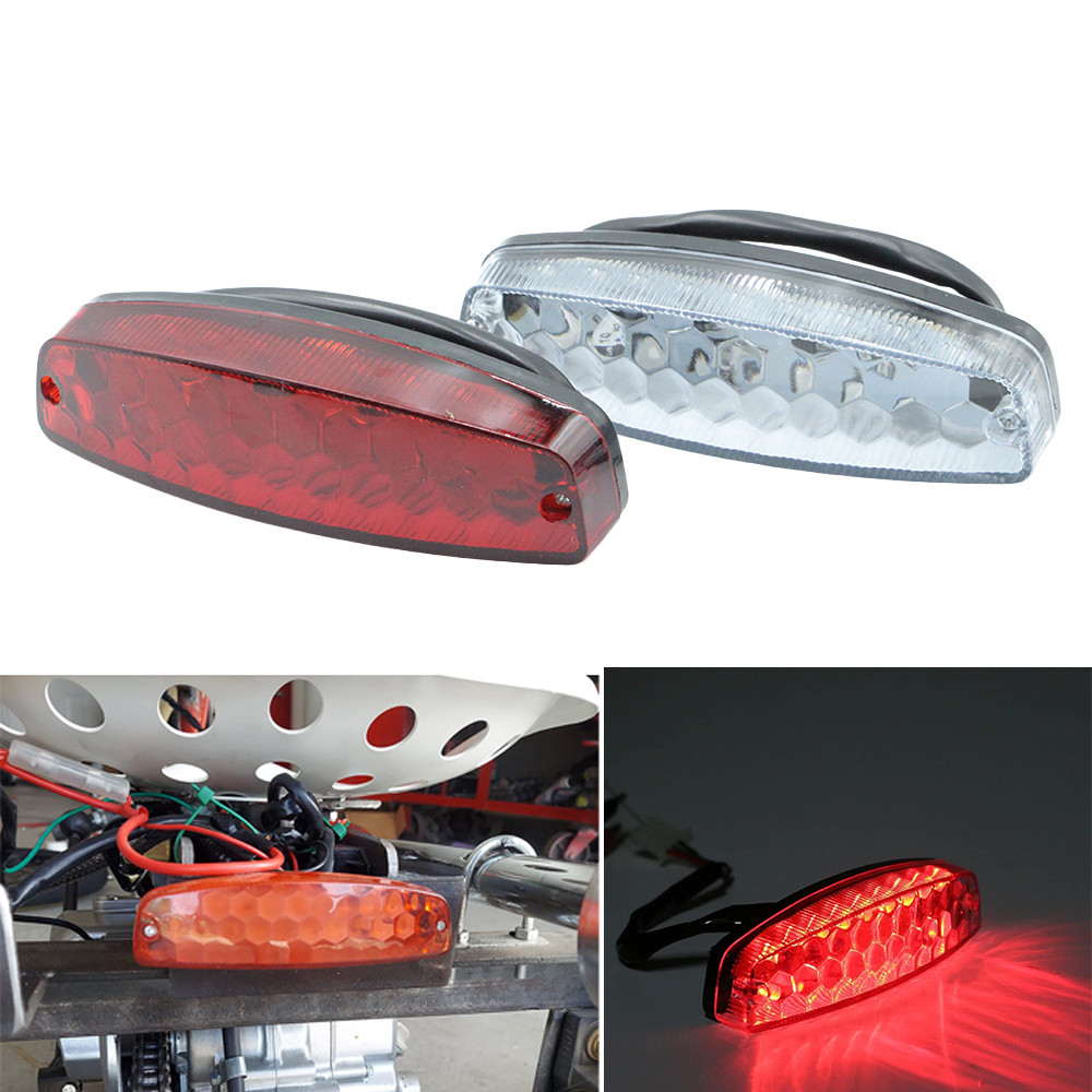 ATV LED rear tail brake light 12v LED tail light cafe racing motorcycle lighting suitable for motorc