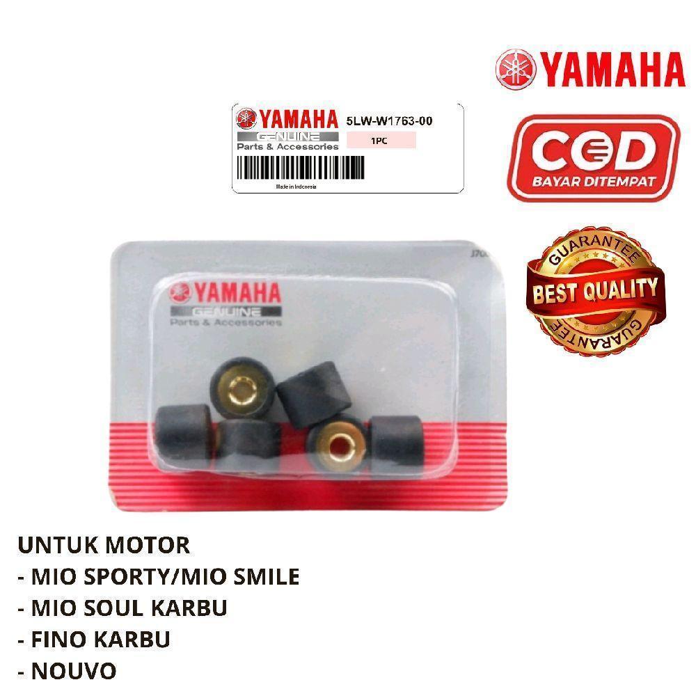 ROLLER SET WEIGHT YAMAHA MIO SPORTY MIO SMILE MIO SOUL FINO KARBU NOUVO 5LW ASLI MOTOR YAMAHA