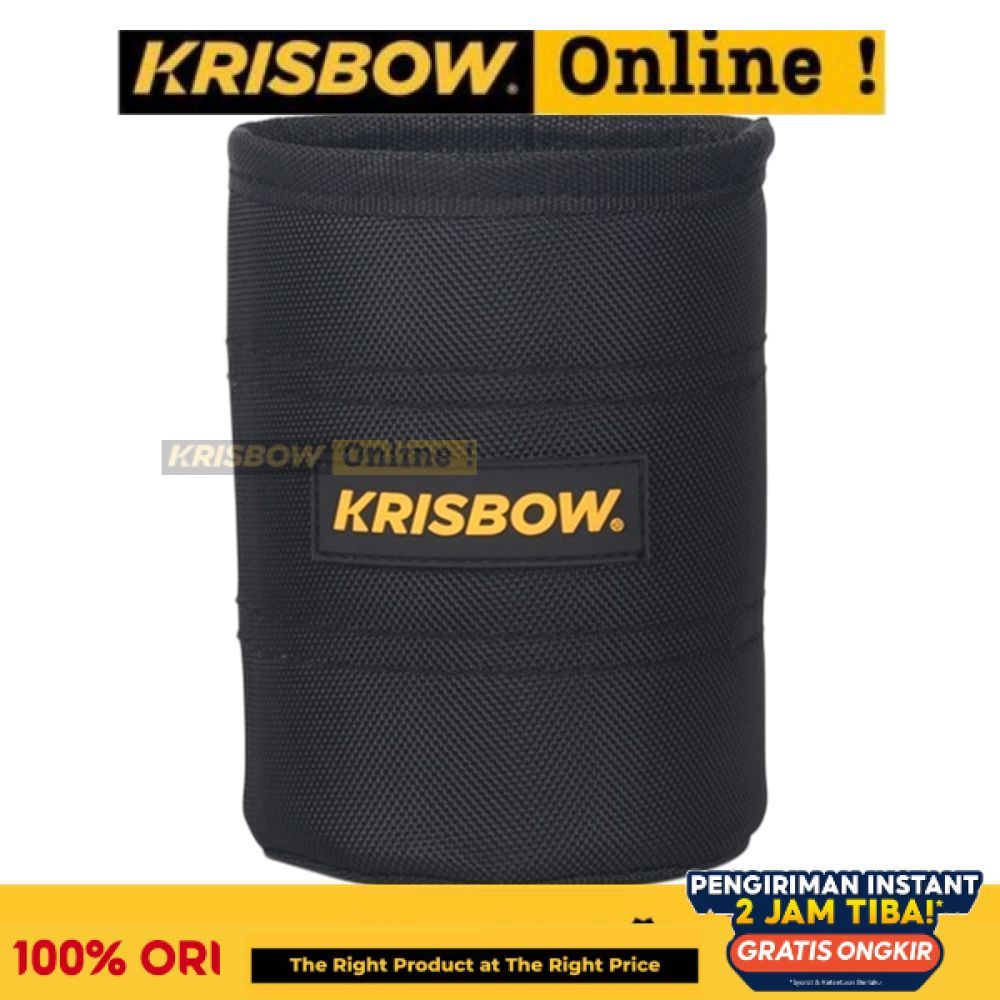 Krisbow Pouch Kantong Alat Perkakas Round - Hitam Tool Bag Tool Pouch Kantong Alat