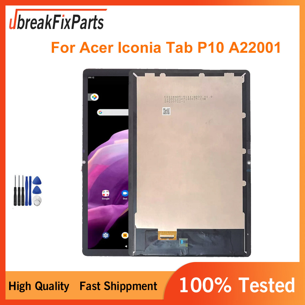 10.4 In Replacement For Acer Iconia Tab P10 A22001 LCD splay Tou Screen gitizer Glass