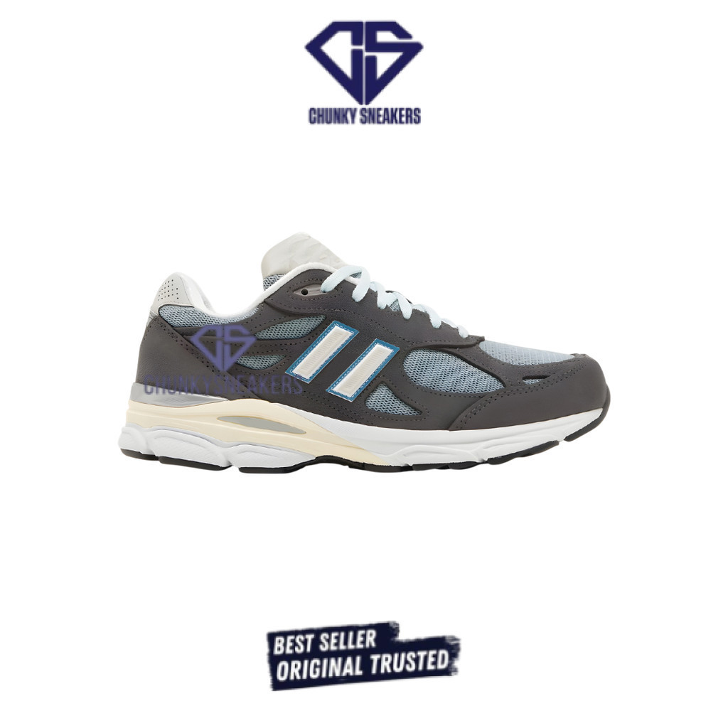 Sepatu New Balance  990 V3 X Kiht Steel Blue 100% Original BNIB
