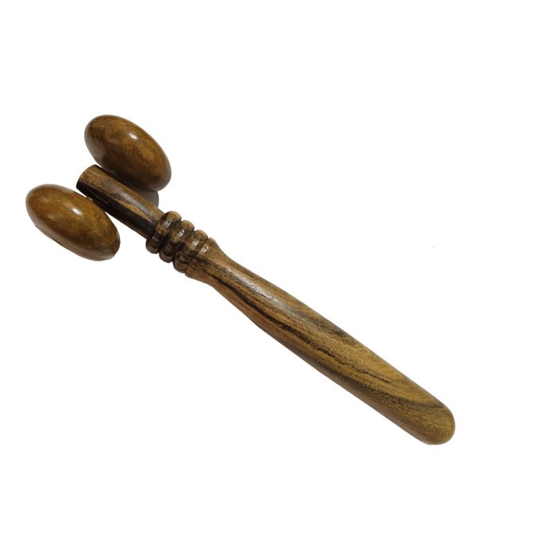 Camphor wood face massager wooden roller thin face massager wooden face massage stick