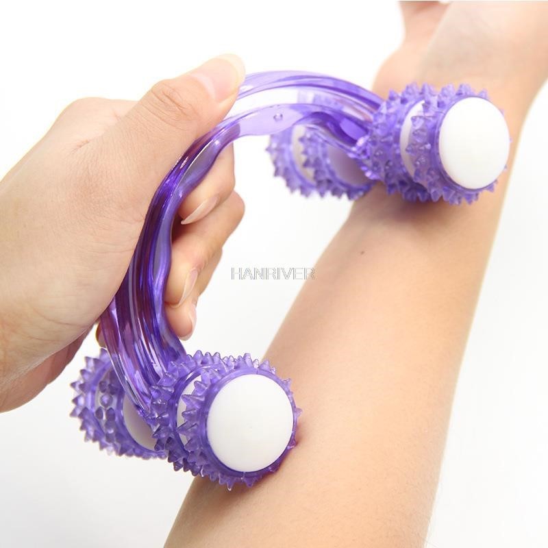 Plastic benng helve eight rounds of manual roller massager body available manual massage roller