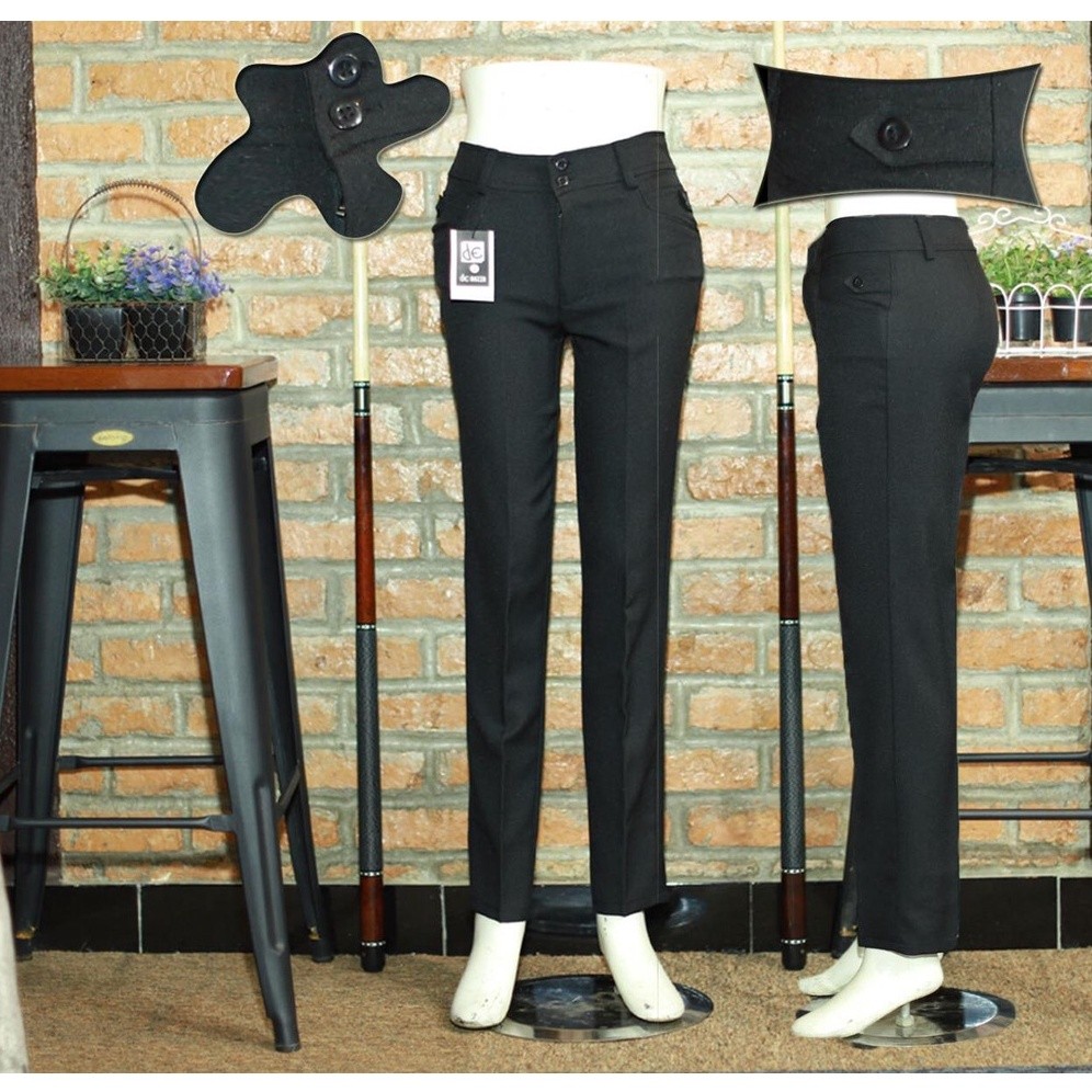 BUPESHOP De Most dan DeMoza/Demosta celana kerja wanita Size S M L Xl 2l 3l 4l 5l