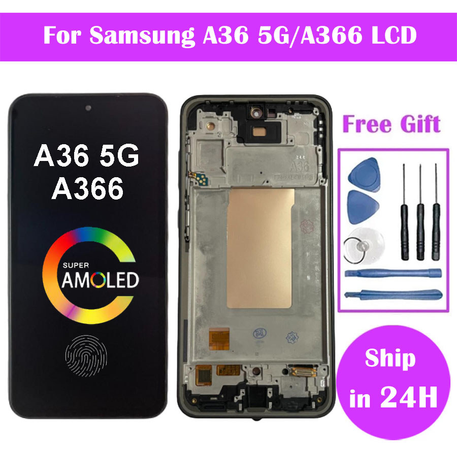 6.7" AMOLED For Samsung A36 5G splay A366B A366E A366U A366B/DS A366E/DS LCD ScreenTouch Screen giti