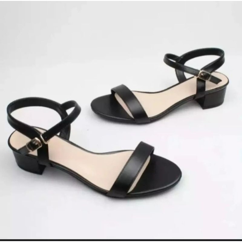 sandal wanita heels hak tahu 5 cm Cerelia Big Size