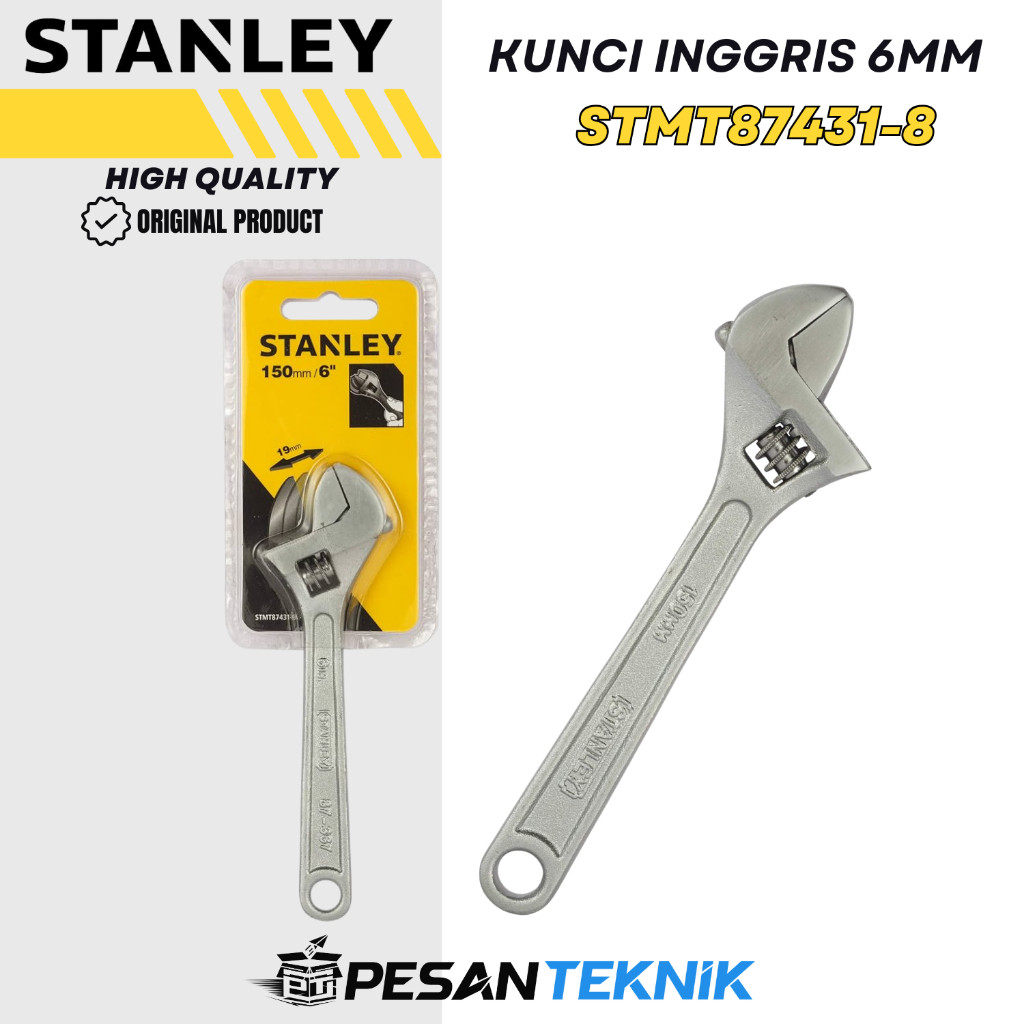 Kunci Inggris 6 Inch Stanley STMT87431-8 6" Adjustable Wrench