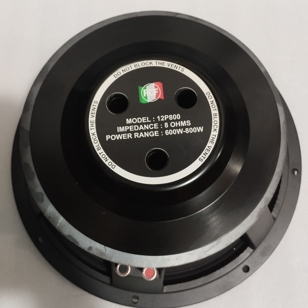 SPEAKER SUBWOOFER LOW RCF 12P800 VOICE COIL 4 INCH ORIGINAL