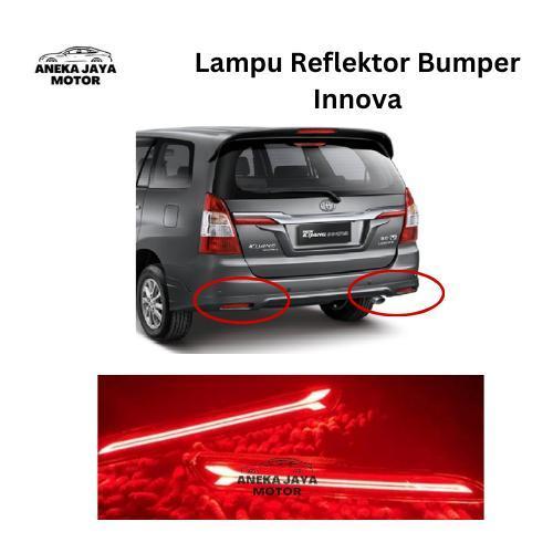 Lampu Reflektor Bumper Innova Lama Old 2008-2015 Fortuner VNT Camry 2006-2014 Mata Kucing LED Akseso