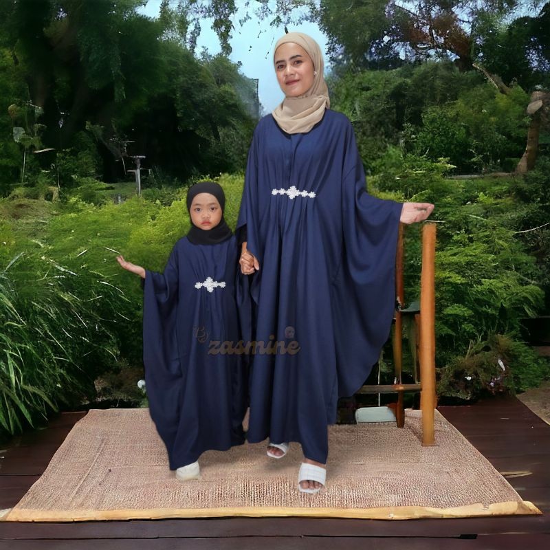 TERLARIS Baju Gamis Couple Ibu Dan Anak Perempuan Kekinian Buat Kondangan