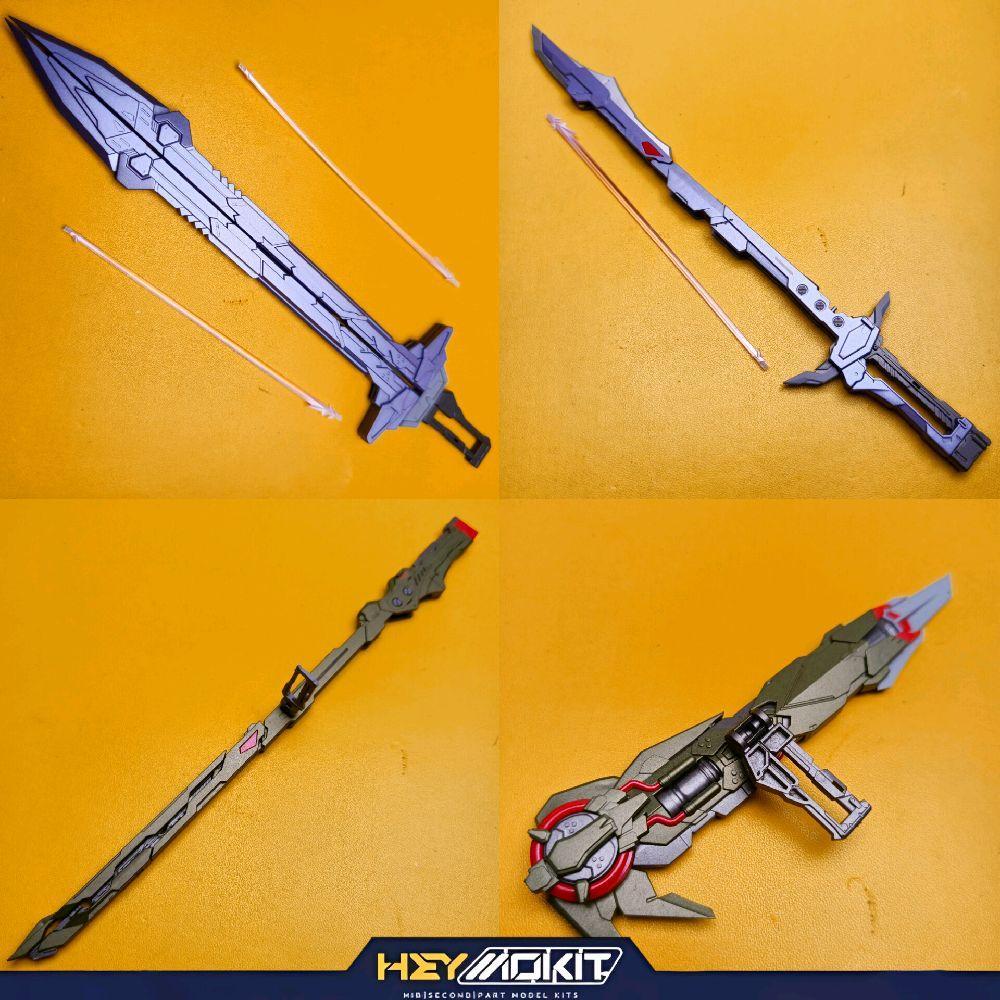 MG 1/100 DESTINY GUNDAM 8828 PART WEAPON DOUBLE SWORD LAUNCHER WEAPIN SKIRT SWORD LONG RANGE BEAM AR