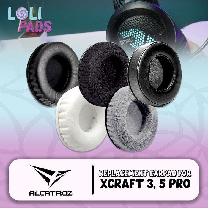 Busa Earpad Ear Cushion Alcatroz X-Craft HP3 Pro X Craft HP 3Pro Pad Bantalan Earcup