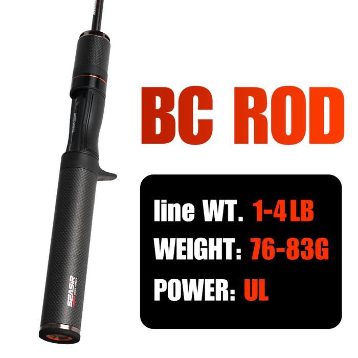 SEASIR Black Arrow Joran Pancing, FUJl O Joran BC Casting/Spinning 1.5M/1.68M/1.8M 76G Berat Umpan 0