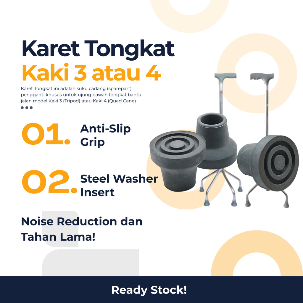 KARET TONGKAT KAKI 3/4