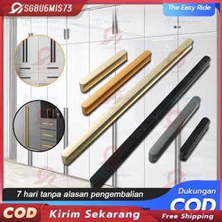 COD 100CM Handle Lemari Minimalis Gagang Pintu Lemari Tarikan Pintu Gold Gagang Lemari
