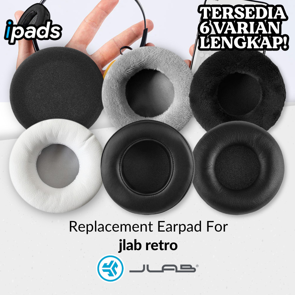Earcup Earpad Jlab Retro Busa Bantalan Foam