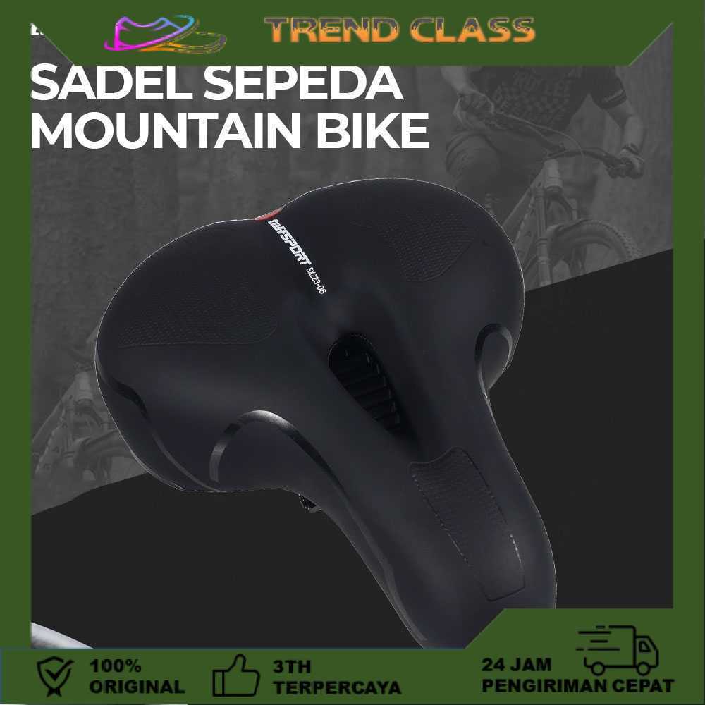 TaffSPORT Sadel Sepeda Mountain Bike Saddle Leather - SX223-06 COD | Hot Item | Bergaransi [Trend Cl