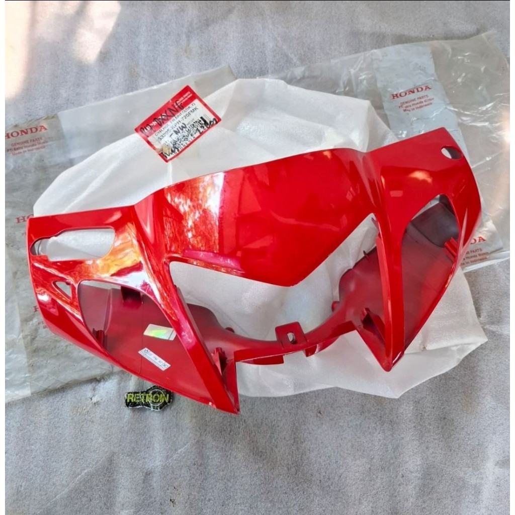 batok totok lampu depan honda karisma cakram warna merah