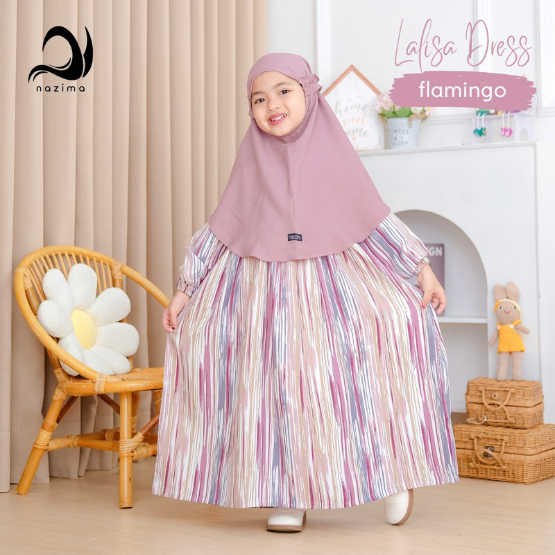 Nazima Gamis Anak Lalisa Dress Murah