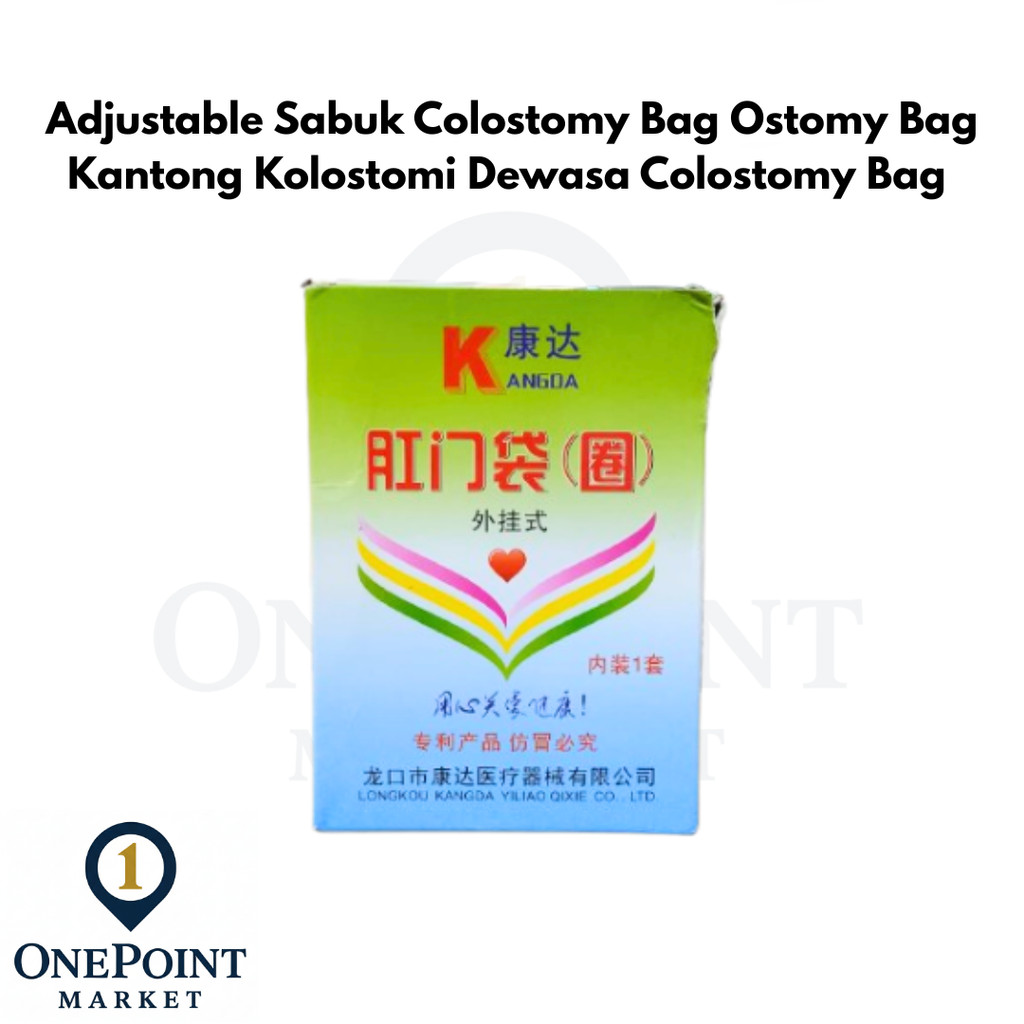 Adjustable Sabuk Colostomy Bag Ostomy Bag Kantong Kolostomi Dewasa Colostomy Bag