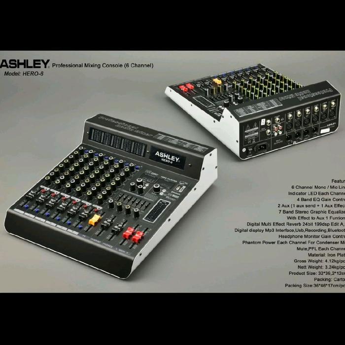 Mixer Ashley Hero-6 (6 Channel)