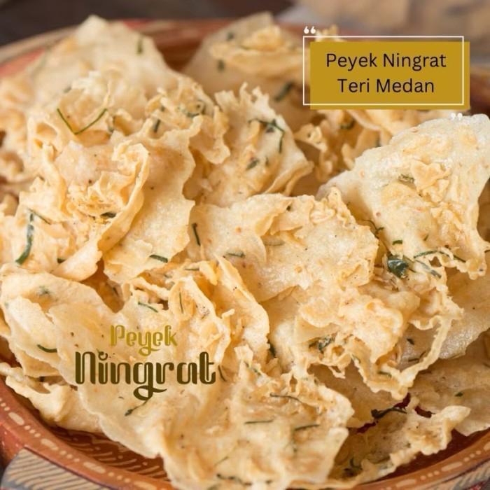 Peyek Ningrat - Rempeyek Premium Semua Varian (JUMBO) | Peyek Kacang Tanah | Peyek Teri Medan | Peye