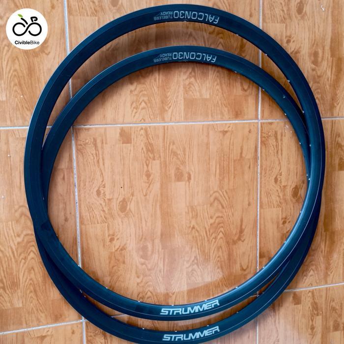 Rim Strummer Falcon30 700c 20/24 32hole Tubeless  Ready