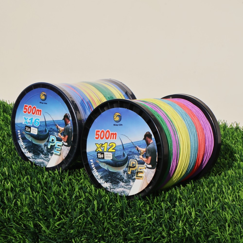 BingoLife Tali Pancing PE X12 X16 500m 11.3kg~150kg