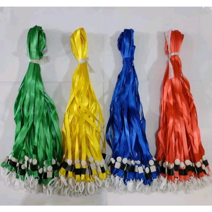 Lanyard  | Tali Gantungan ID CARD - 100 pcs - Merah