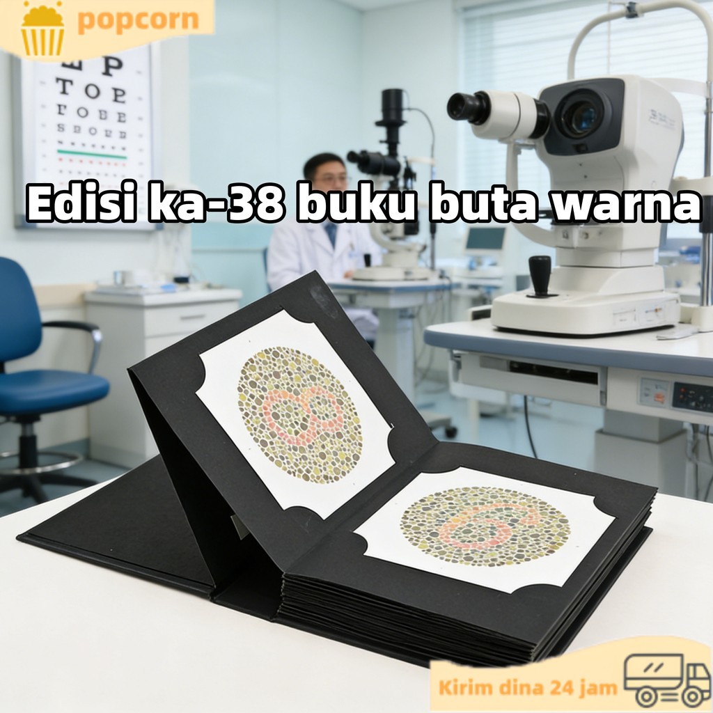Buku Ishihara 38 Plate Original Kualitas Tinggi