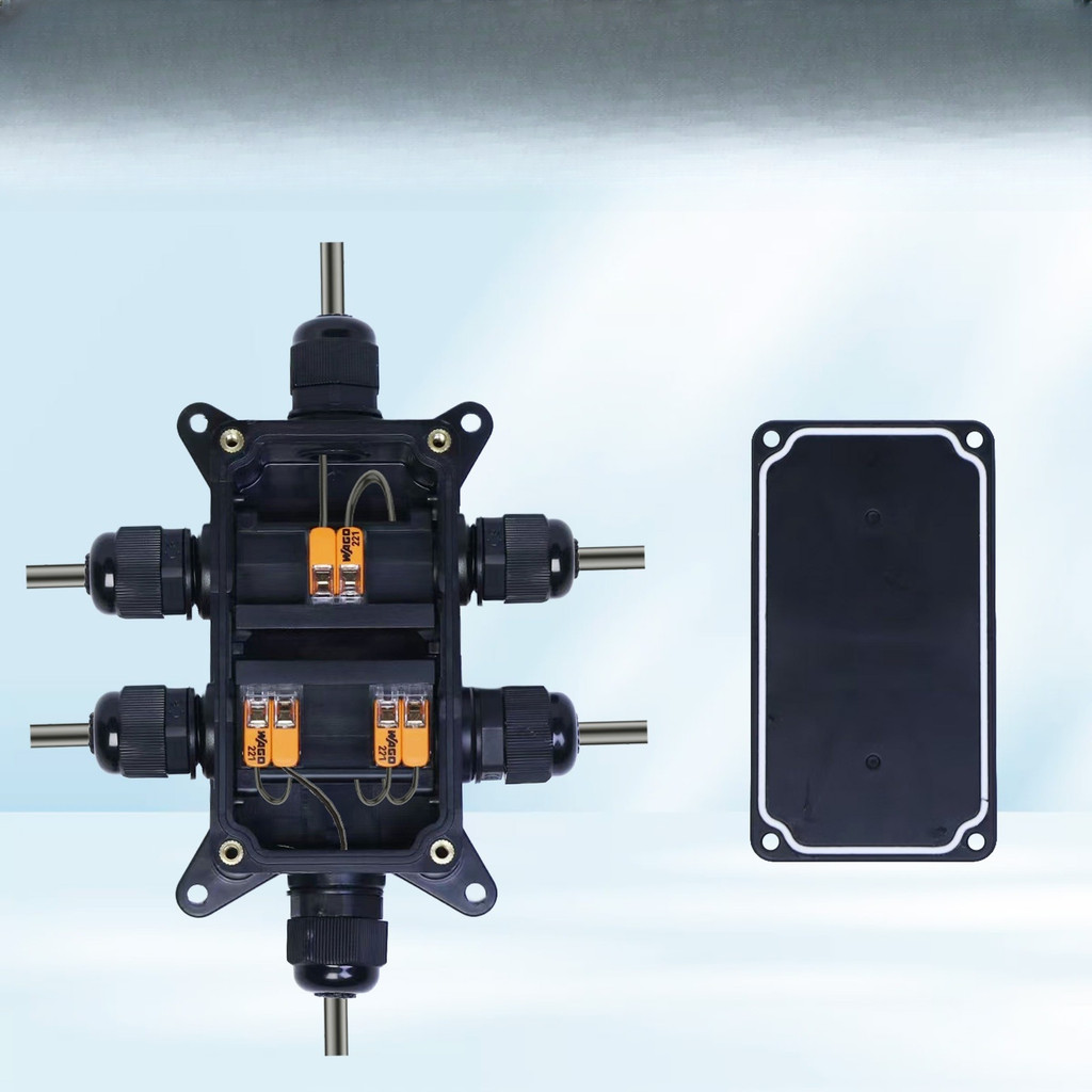 IP65 Junction Box Waterproof Box for WAGO 211412 413415 Connectors