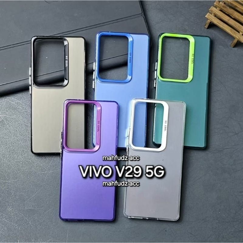 CASE IMD FOR VIVO V29 5G   HYBRID PLATE HOLOGRAM HARD SO COOL VIVO V29 5G