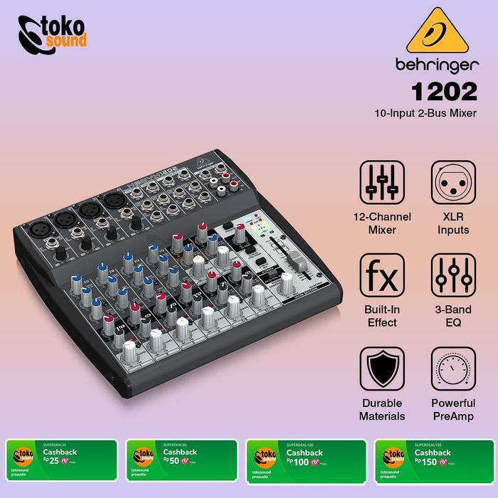 Behringer Xenyx 1202 - 8 Channel Mixer Analog