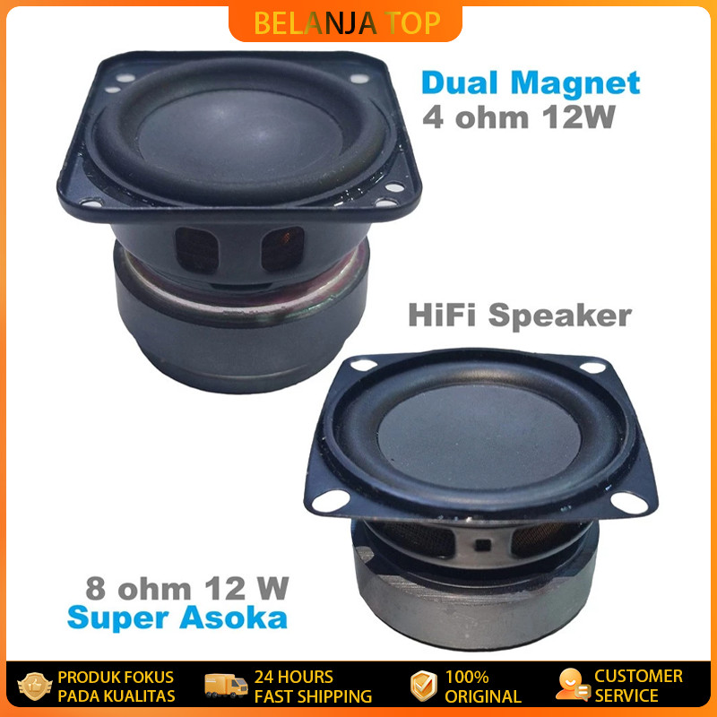 speaker woofer & subwoofer 4 inch magnet besar voice karaoke Bergaransi JXD 4 ohm 20W HIFI Mini Spea