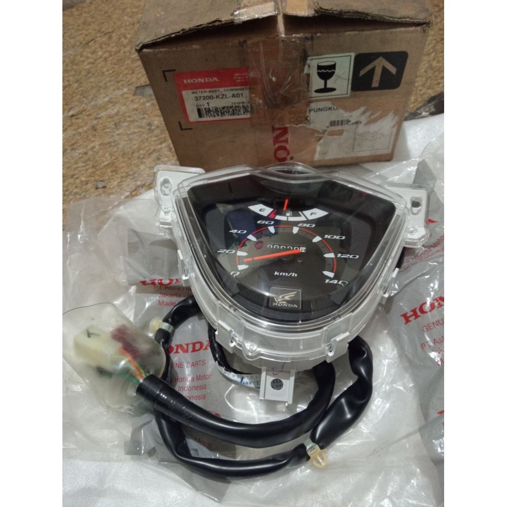 spidometer komplit assy honda spacy karbu original speedometer assy 37200 KZL A01 spacy karbu