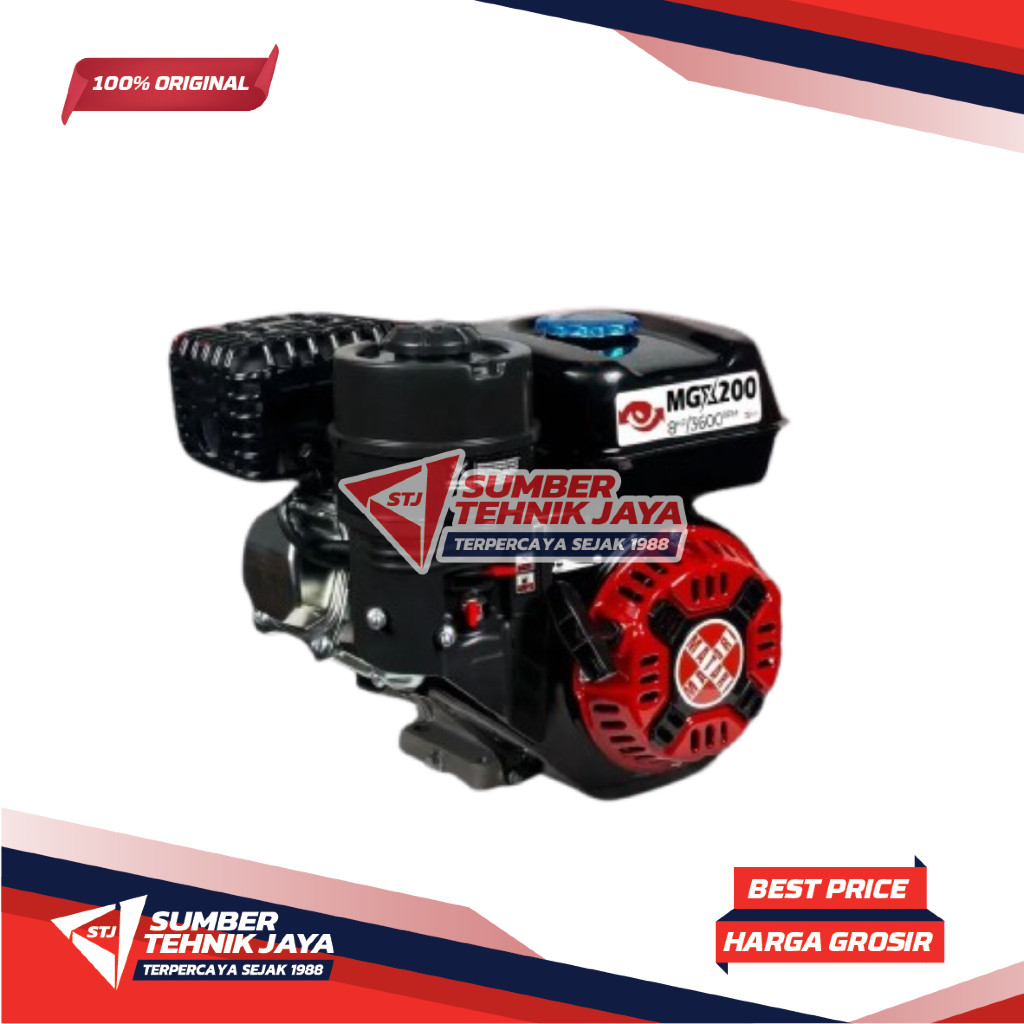 engine penggerak MESIN PENGGERAK BENSIN MATARI / GASOLINE ENGINE MATARI MGX200 8HP