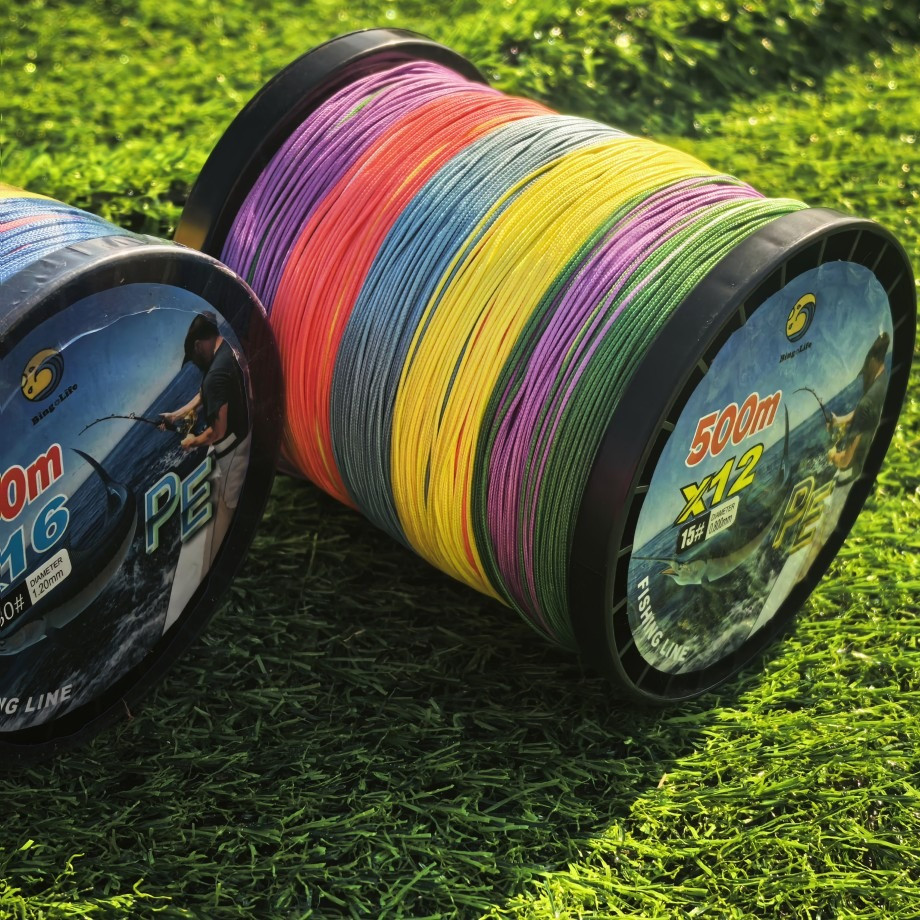 Bingolife Tali PE X12 X16 500m 11.3kg~150kg Profesional Laut Dalam
