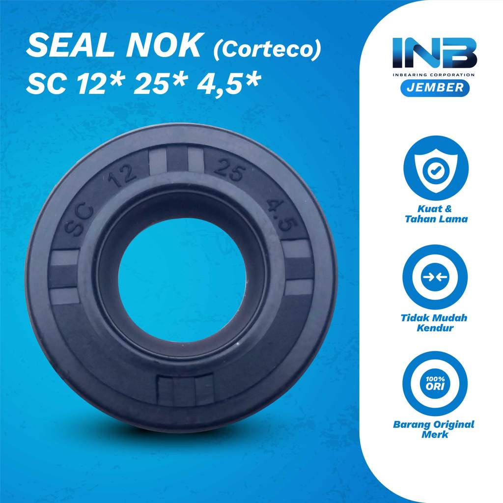 Seal Sc 12 25 4.5 Nok Seal Mesin Pompa Air SubmerSible INB Original Harga per 10pcs JEMBER