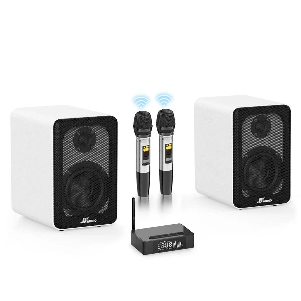 Bookshelf Speakers, 4 Inch Powered Bookshelf Speakers, Stuo Speakers, 20 Neared Field Auo Speakers