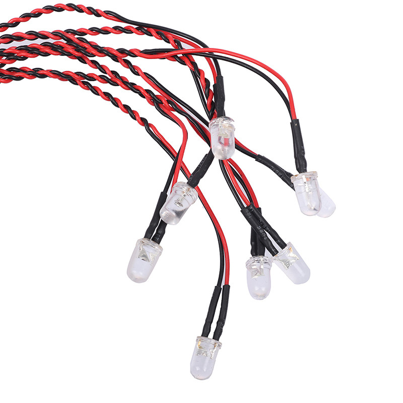 Flash RC LED Light Kit 8 LED Lighting System For RC Helicopter Airplane 4 Alaways Light 4 Strobe Lig