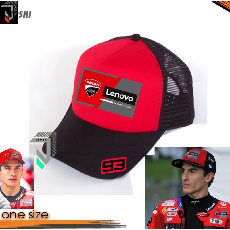 Topi Ducati lenovo marquez 93 Racing