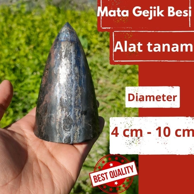 Pucuk Mata Gejik || Alat tanam jagung || Gejik || Tonjo Gejik besi Diameter 4 cm sampai 10 cm