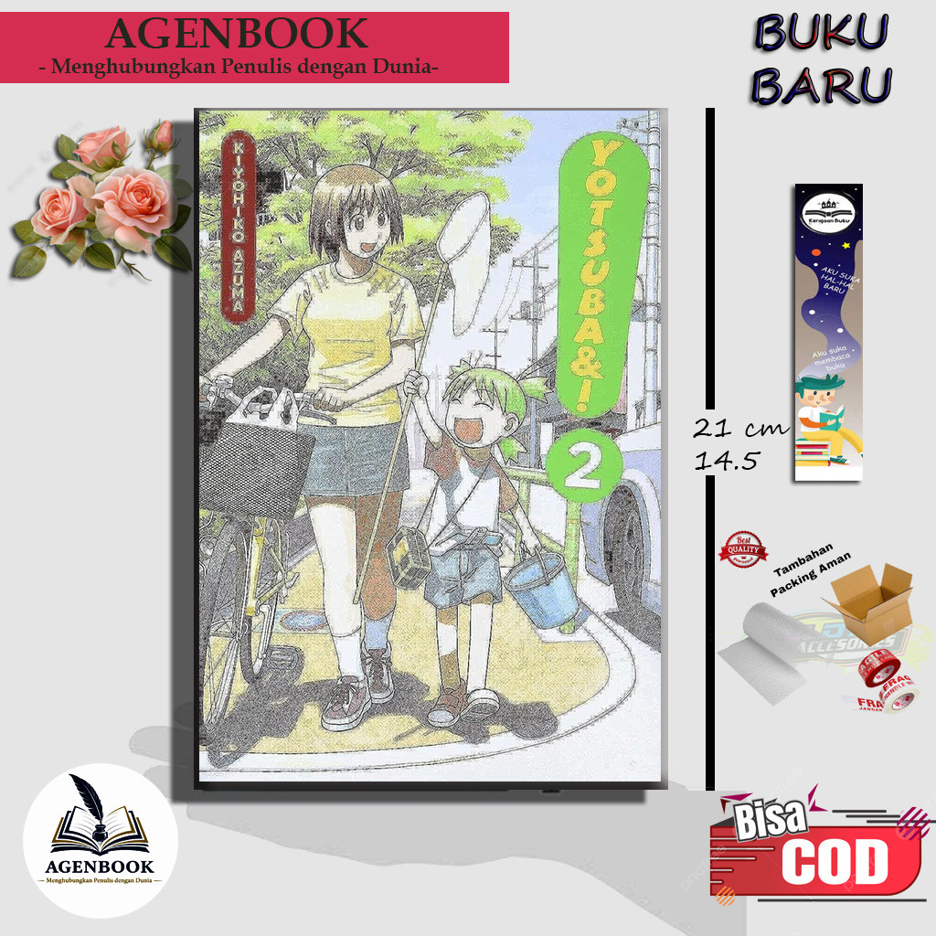 Komik Yotsuba& (Vol.1-15) by Kiyohiko Azuma (English) -