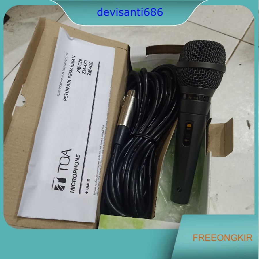MIC TOA ZM 320 MIK TOA ZM320 ORIGINAL TOA ZM-320