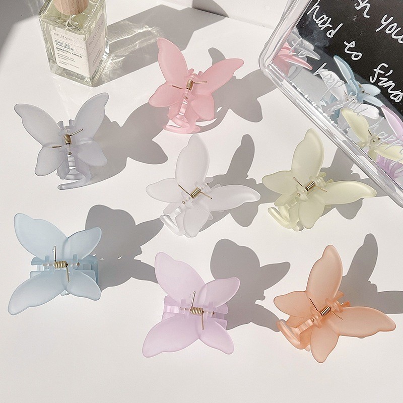 •KEDAI SALSA• Jepit Rambut JP1909  Bentuk Kupu-Kupu Matte Cantik Butterfly Aksesoris Gaya Korea Cute