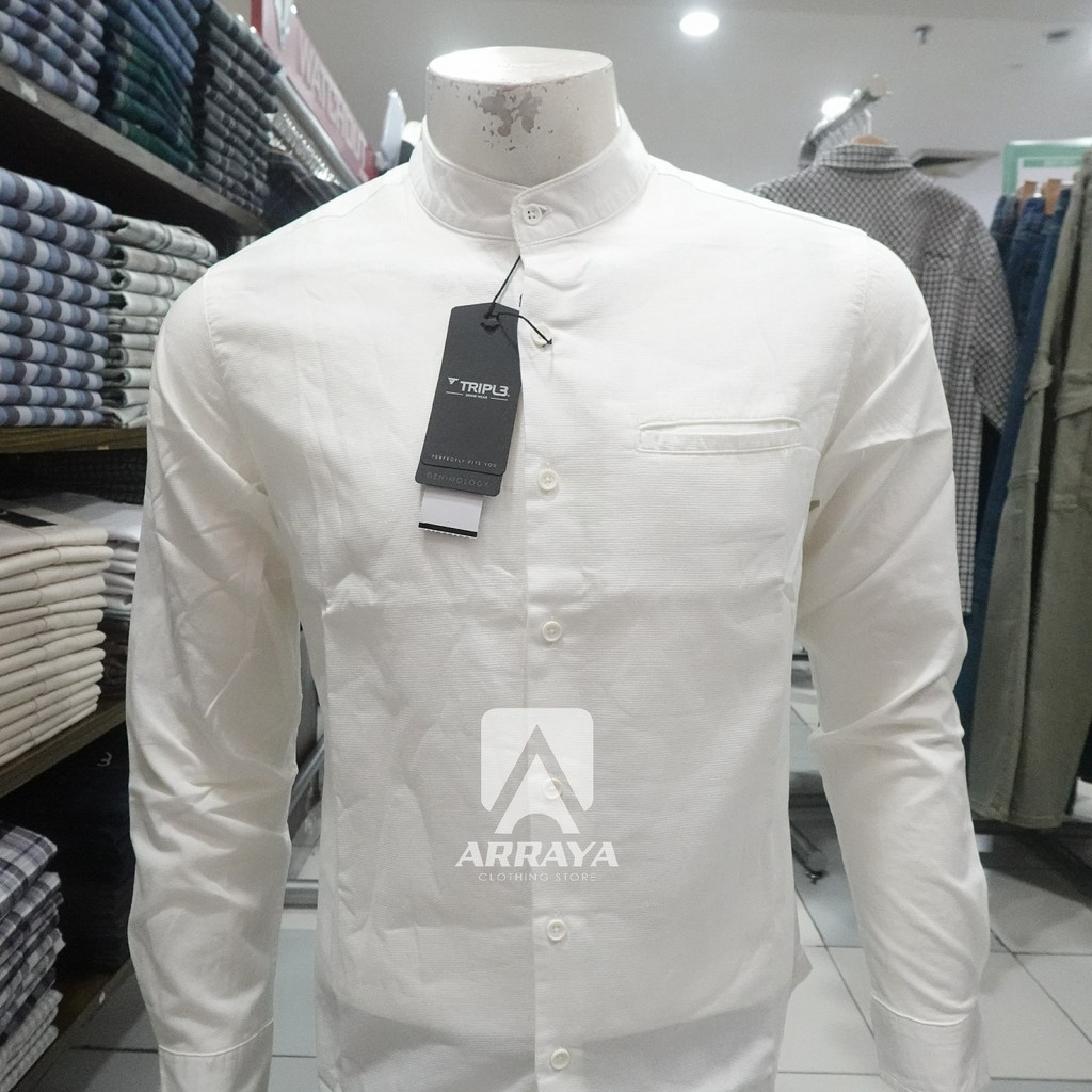 TRIPLE JEANS Kemeja Koko Long Sleeve LS.MC.501 1225