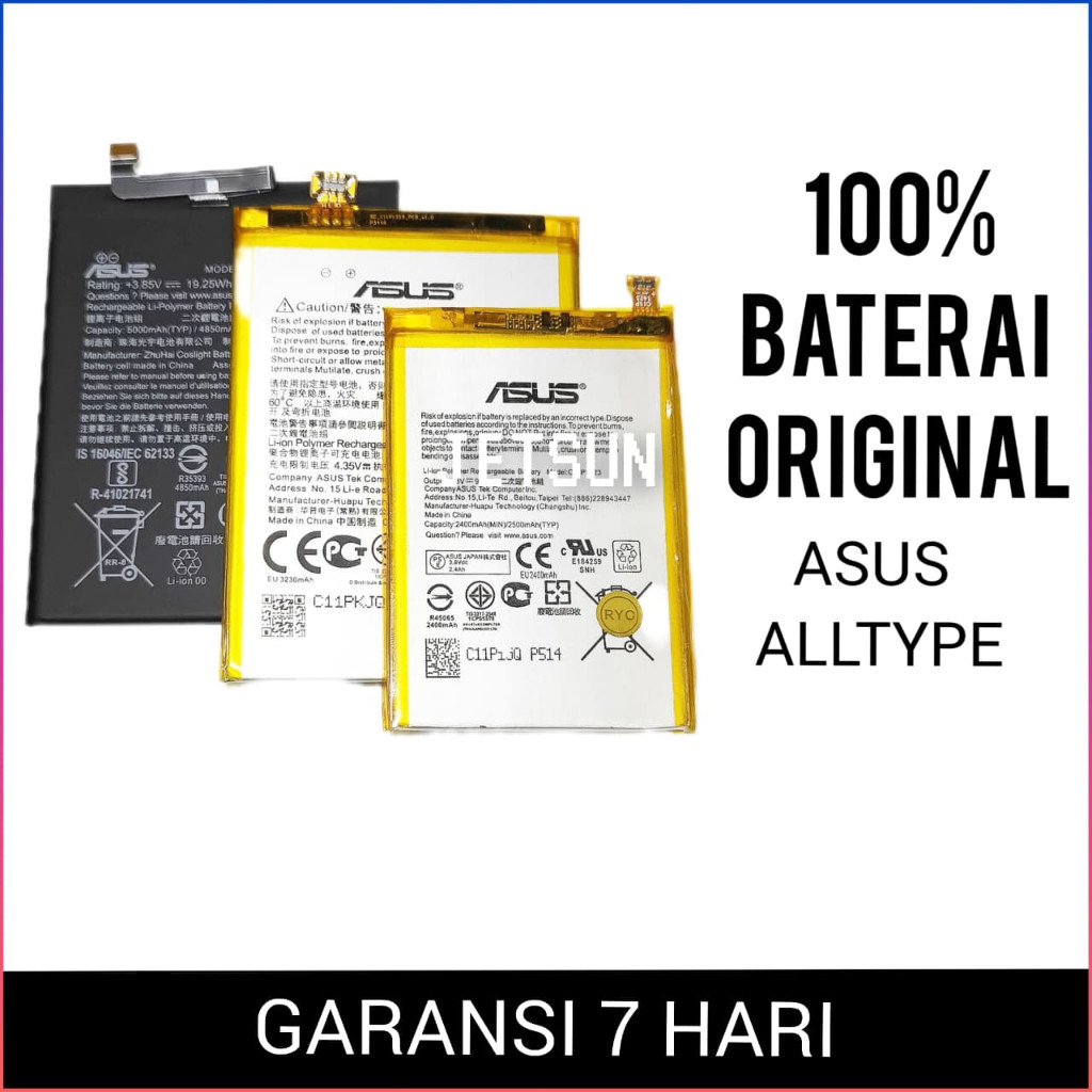 BATERAI FOR ASUS ALL TYPE C11P1428 / C11P1423 / C11P1601 / C11P1611 / C11P1612